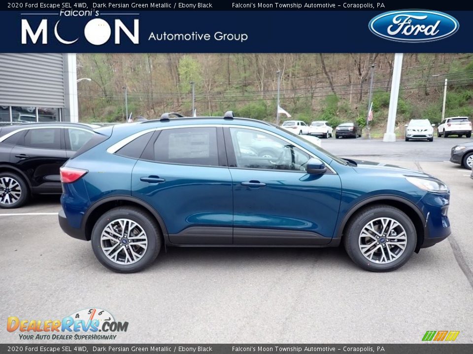 2020 Ford Escape SEL 4WD Dark Persian Green Metallic / Ebony Black Photo #1