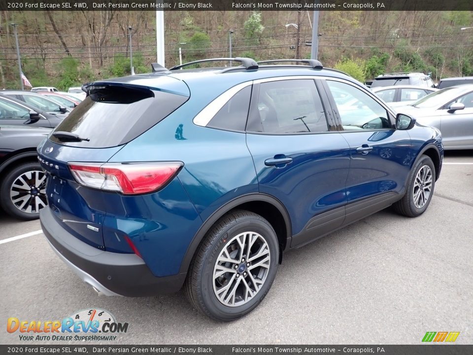 2020 Ford Escape SEL 4WD Dark Persian Green Metallic / Ebony Black Photo #2