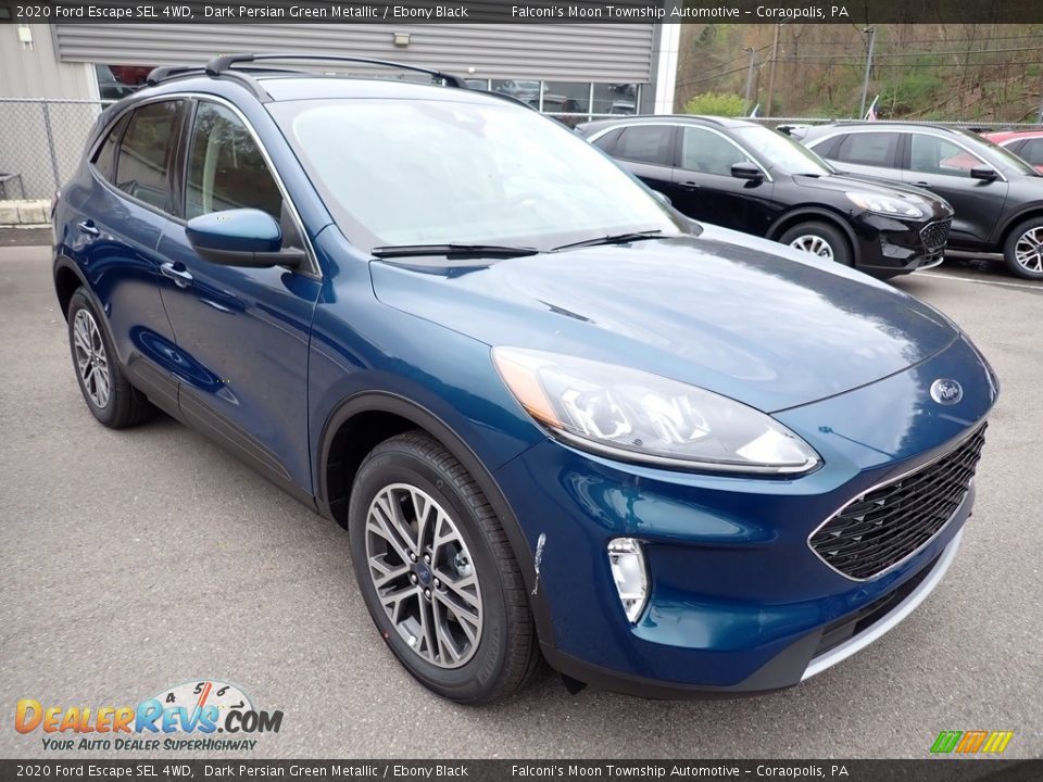 2020 Ford Escape SEL 4WD Dark Persian Green Metallic / Ebony Black Photo #3