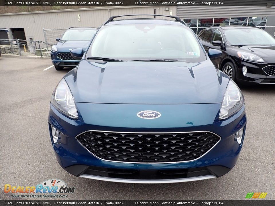 2020 Ford Escape SEL 4WD Dark Persian Green Metallic / Ebony Black Photo #4