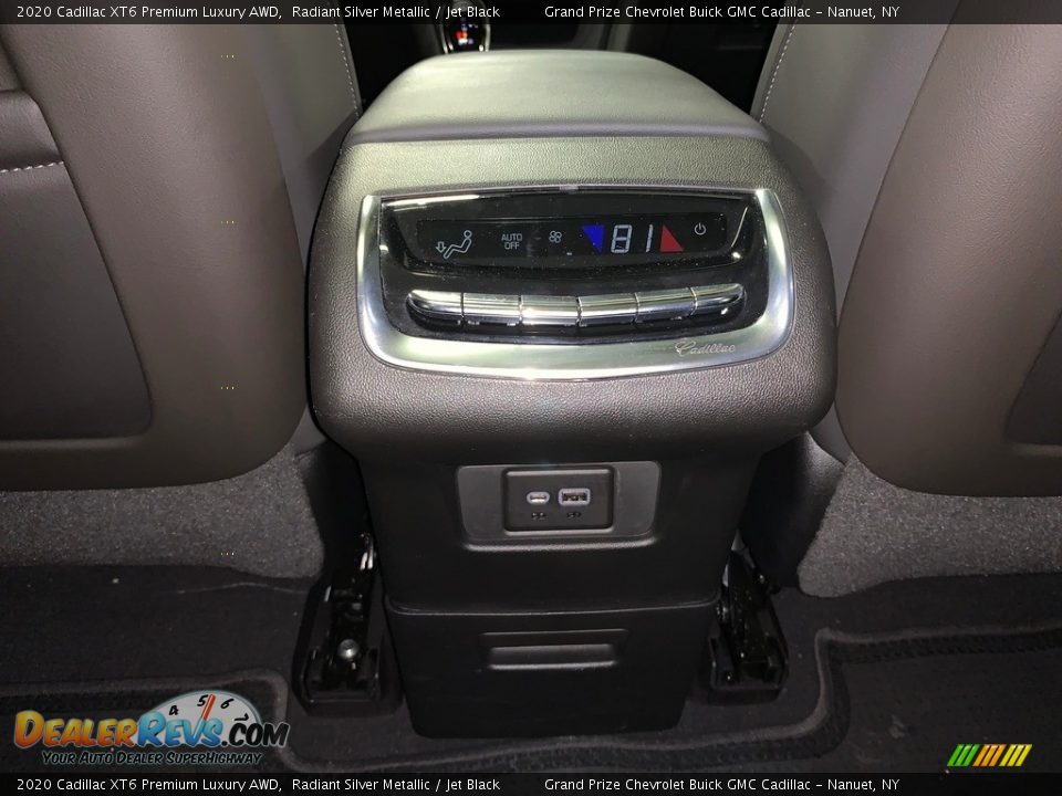 2020 Cadillac XT6 Premium Luxury AWD Radiant Silver Metallic / Jet Black Photo #16