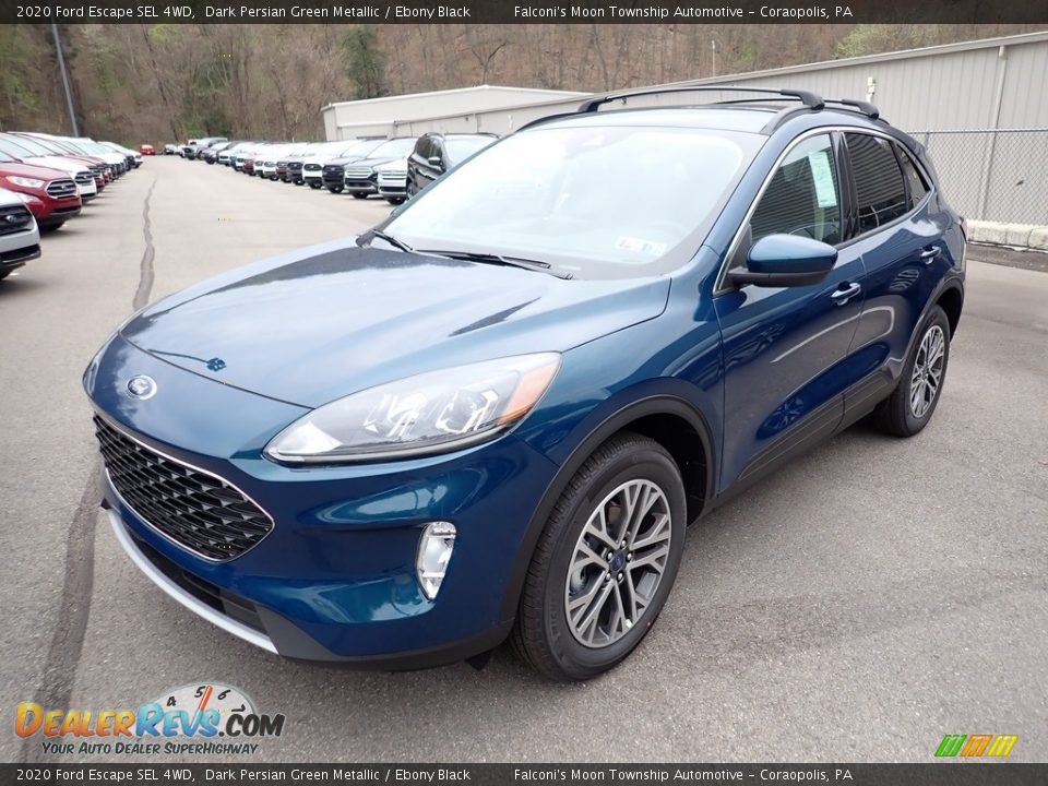 2020 Ford Escape SEL 4WD Dark Persian Green Metallic / Ebony Black Photo #5
