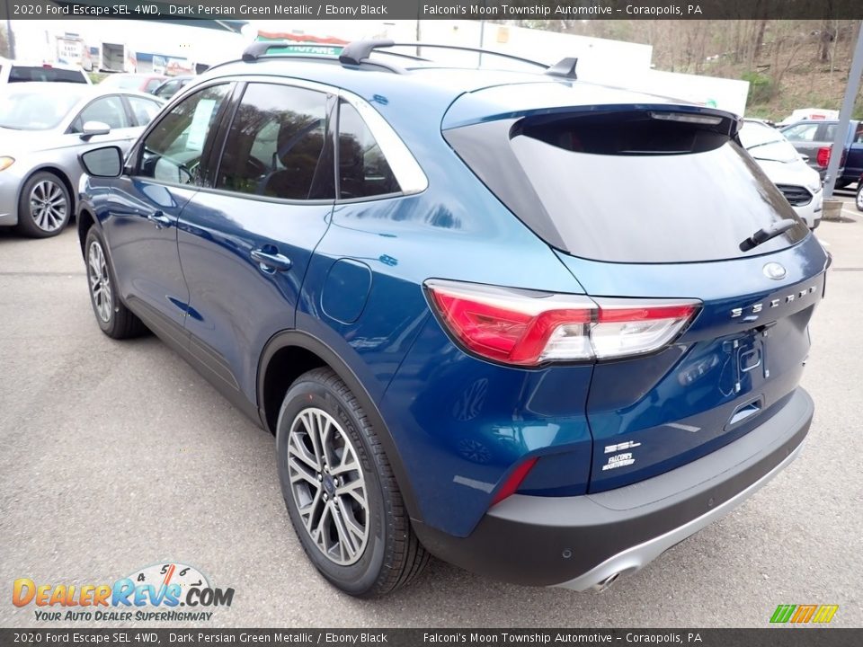 2020 Ford Escape SEL 4WD Dark Persian Green Metallic / Ebony Black Photo #6