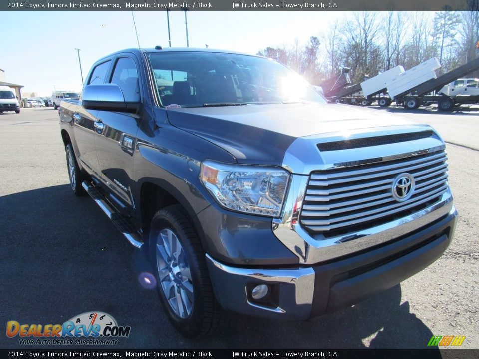 2014 Toyota Tundra Limited Crewmax Magnetic Gray Metallic / Black Photo #7