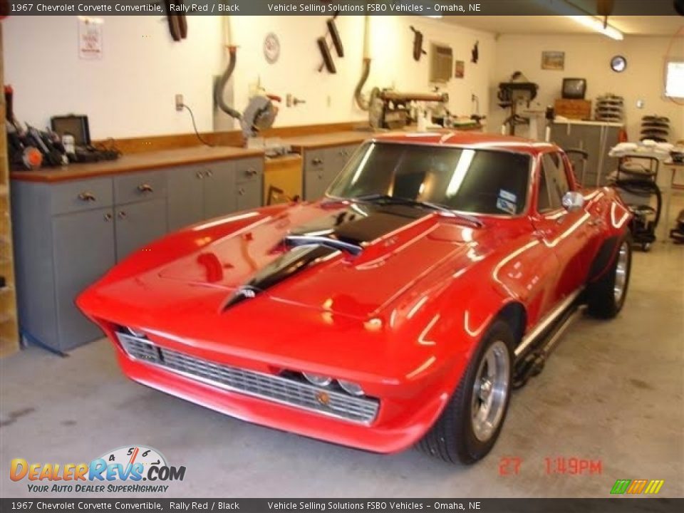 1967 Chevrolet Corvette Convertible Rally Red / Black Photo #1