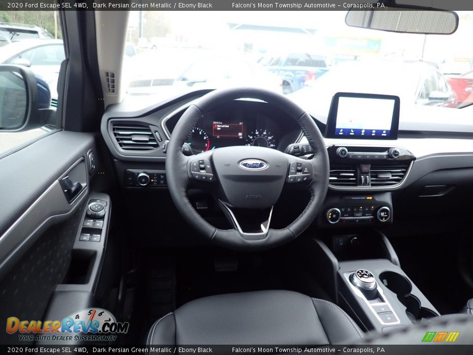 2020 Ford Escape SEL 4WD Dark Persian Green Metallic / Ebony Black Photo #9