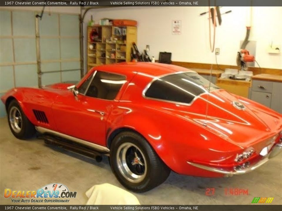 1967 Chevrolet Corvette Convertible Rally Red / Black Photo #2