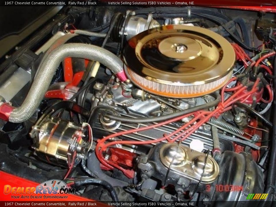 1967 Chevrolet Corvette Convertible Rally Red / Black Photo #3