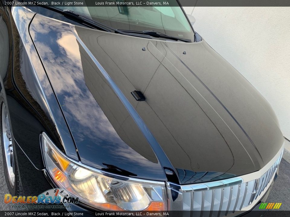 2007 Lincoln MKZ Sedan Black / Light Stone Photo #36