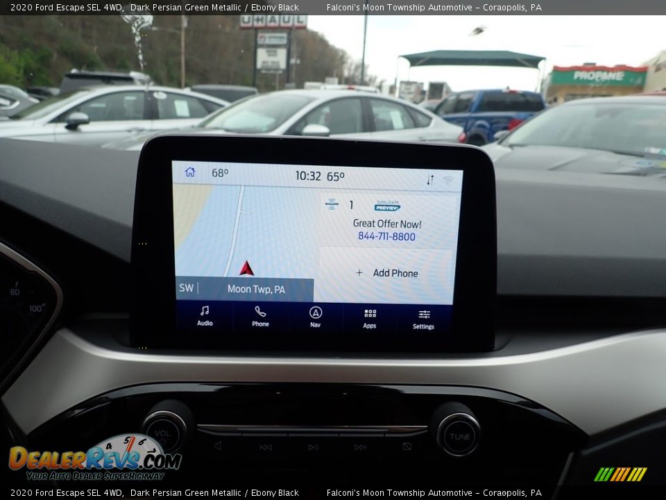 2020 Ford Escape SEL 4WD Dark Persian Green Metallic / Ebony Black Photo #13