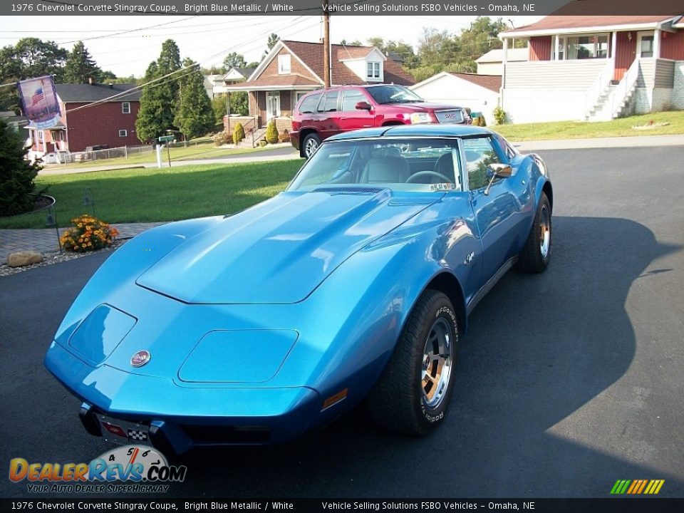 Bright Blue Metallic 1976 Chevrolet Corvette Stingray Coupe Photo #1