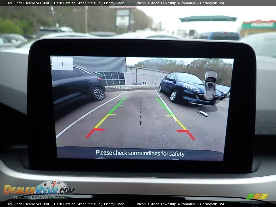 2020 Ford Escape SEL 4WD Dark Persian Green Metallic / Ebony Black Photo #15