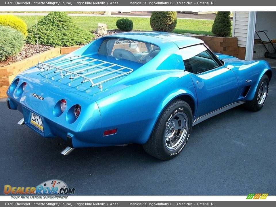 Bright Blue Metallic 1976 Chevrolet Corvette Stingray Coupe Photo #3