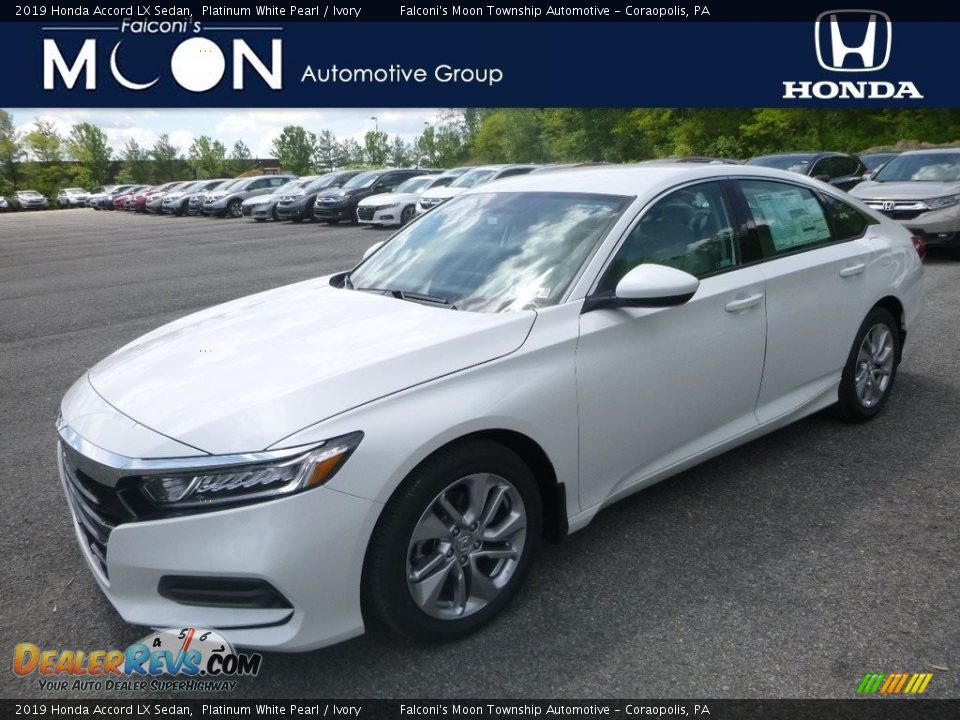 2019 Honda Accord LX Sedan Platinum White Pearl / Ivory Photo #1