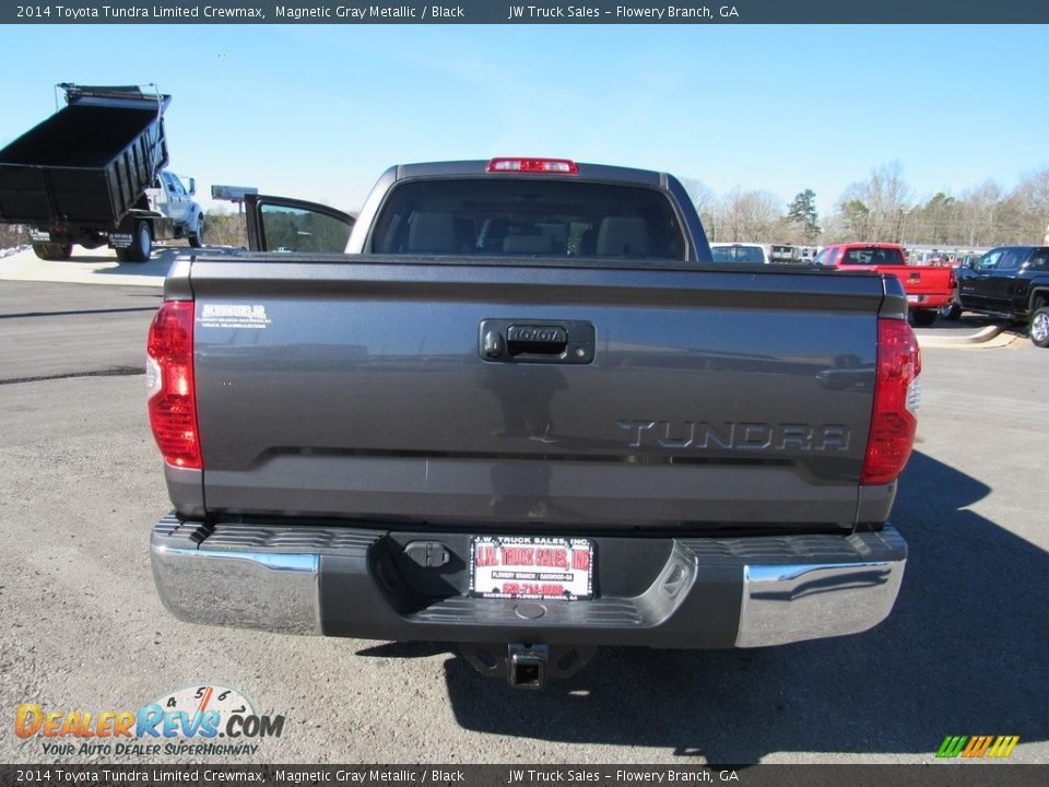 2014 Toyota Tundra Limited Crewmax Magnetic Gray Metallic / Black Photo #34