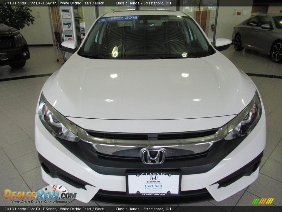2018 Honda Civic EX-T Sedan White Orchid Pearl / Black Photo #2