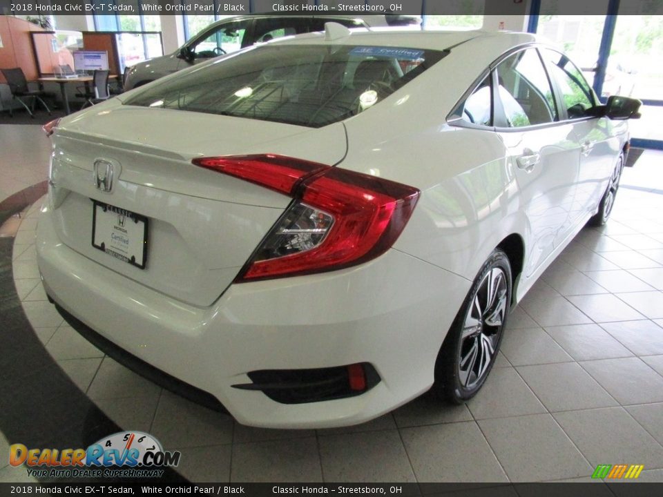 2018 Honda Civic EX-T Sedan White Orchid Pearl / Black Photo #7