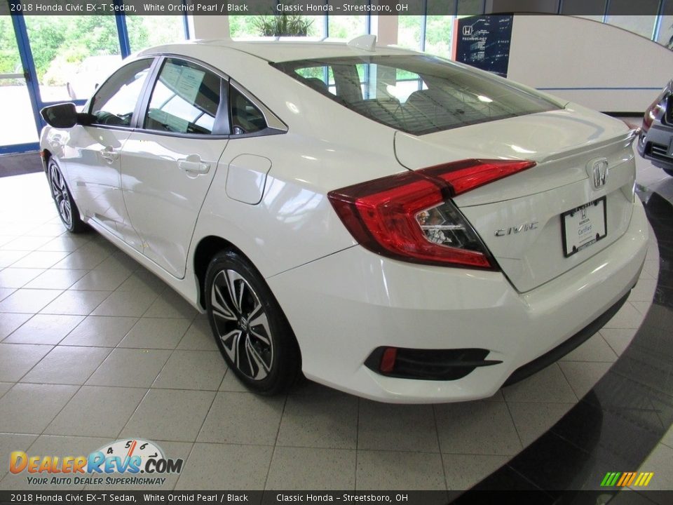 2018 Honda Civic EX-T Sedan White Orchid Pearl / Black Photo #9