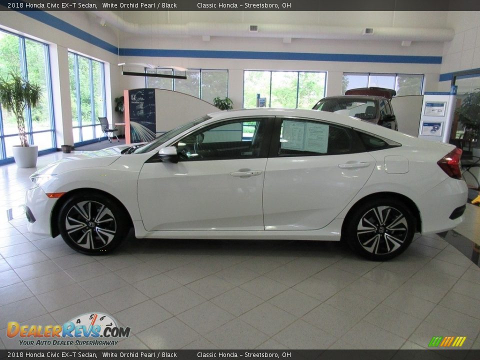 2018 Honda Civic EX-T Sedan White Orchid Pearl / Black Photo #10