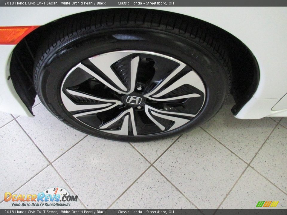 2018 Honda Civic EX-T Sedan White Orchid Pearl / Black Photo #12