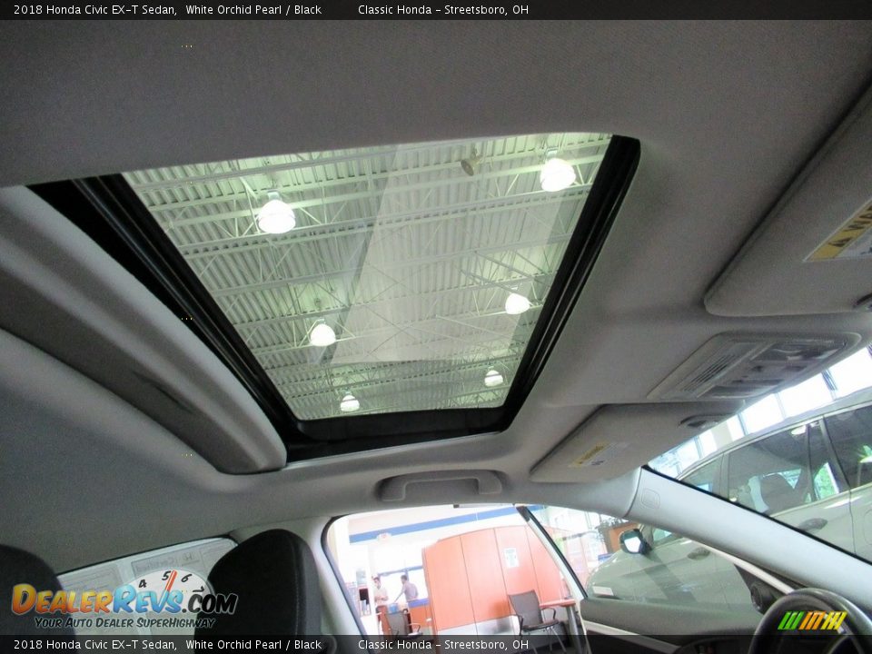 2018 Honda Civic EX-T Sedan White Orchid Pearl / Black Photo #17