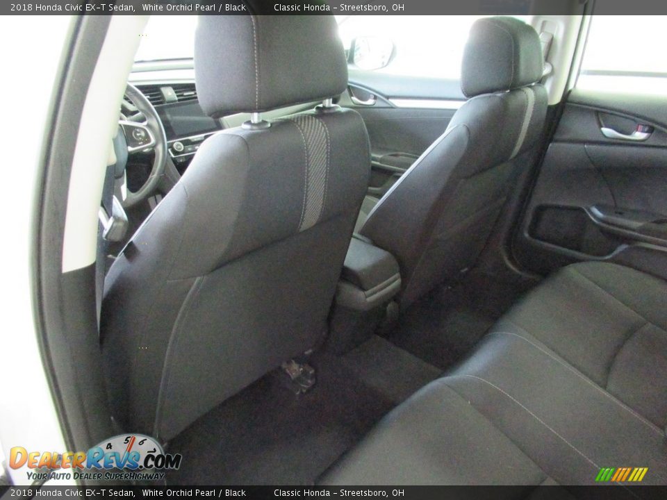 2018 Honda Civic EX-T Sedan White Orchid Pearl / Black Photo #24
