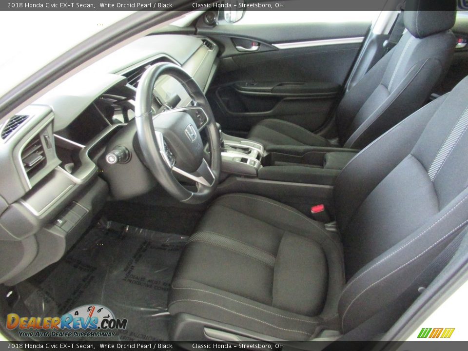 Front Seat of 2018 Honda Civic EX-T Sedan Photo #28