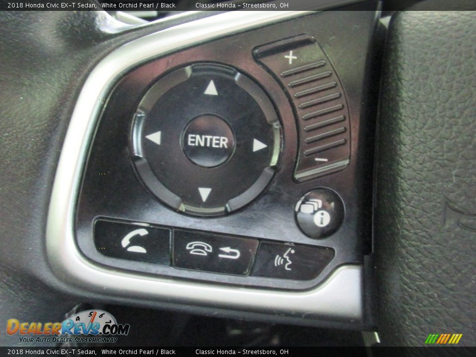 2018 Honda Civic EX-T Sedan White Orchid Pearl / Black Photo #31