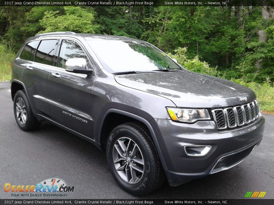 2017 Jeep Grand Cherokee Limited 4x4 Granite Crystal Metallic / Black/Light Frost Beige Photo #4