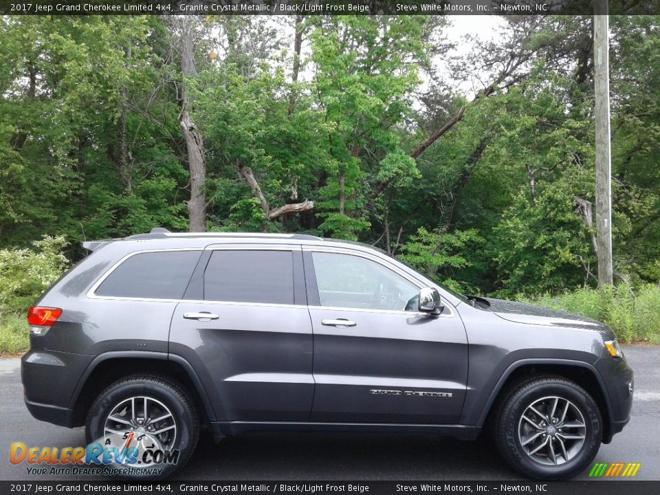 2017 Jeep Grand Cherokee Limited 4x4 Granite Crystal Metallic / Black/Light Frost Beige Photo #5