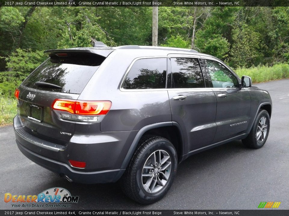 2017 Jeep Grand Cherokee Limited 4x4 Granite Crystal Metallic / Black/Light Frost Beige Photo #6