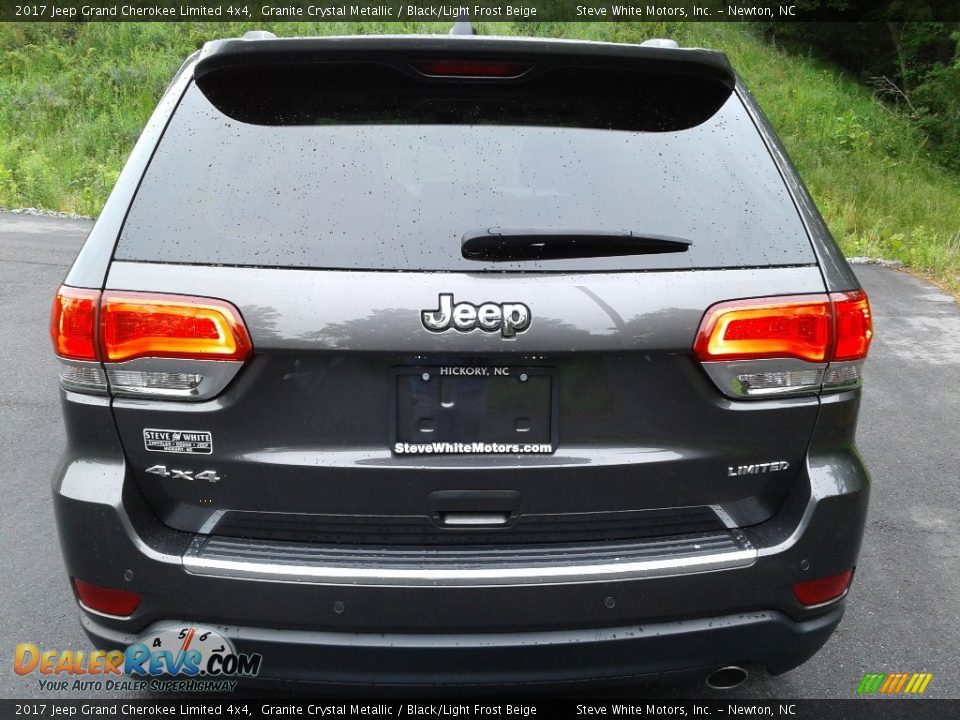 2017 Jeep Grand Cherokee Limited 4x4 Granite Crystal Metallic / Black/Light Frost Beige Photo #7