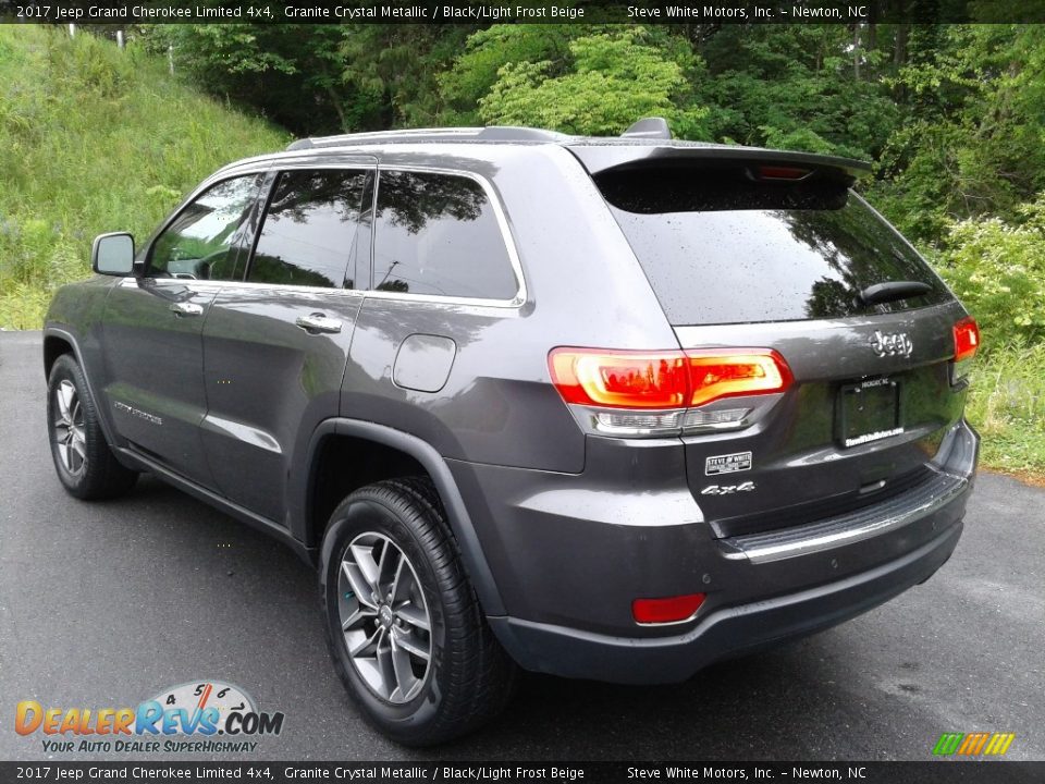 2017 Jeep Grand Cherokee Limited 4x4 Granite Crystal Metallic / Black/Light Frost Beige Photo #8