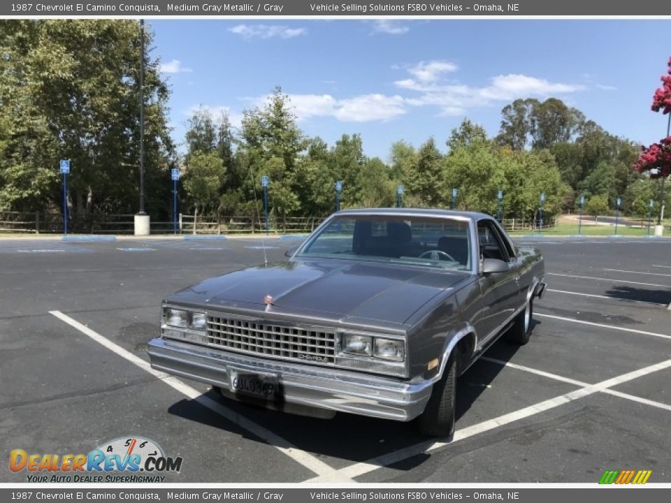 Medium Gray Metallic 1987 Chevrolet El Camino Conquista Photo #1