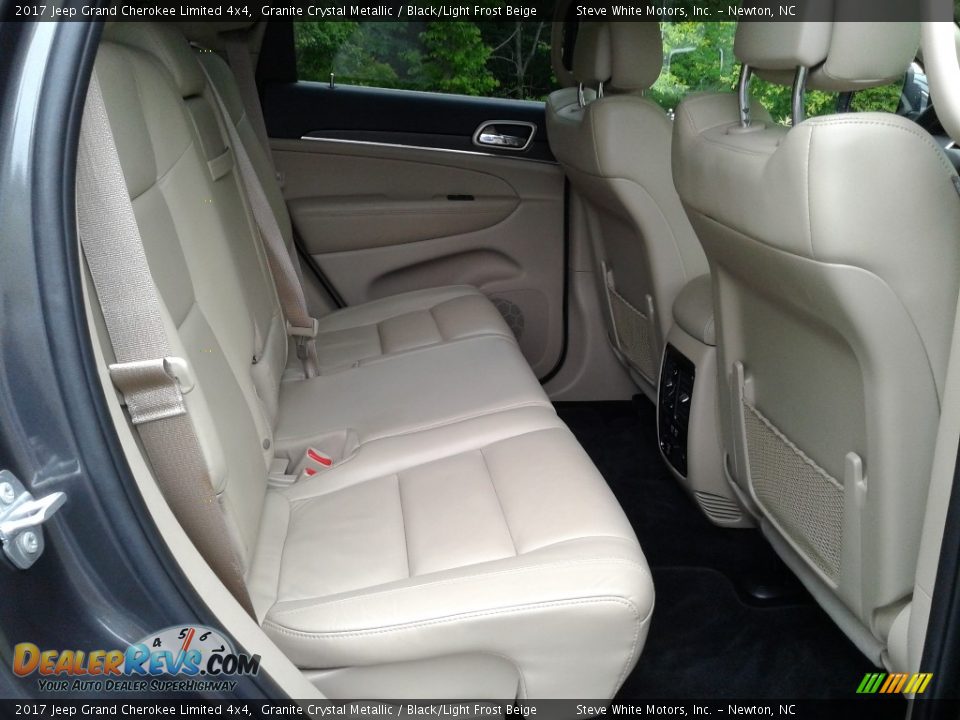 2017 Jeep Grand Cherokee Limited 4x4 Granite Crystal Metallic / Black/Light Frost Beige Photo #17