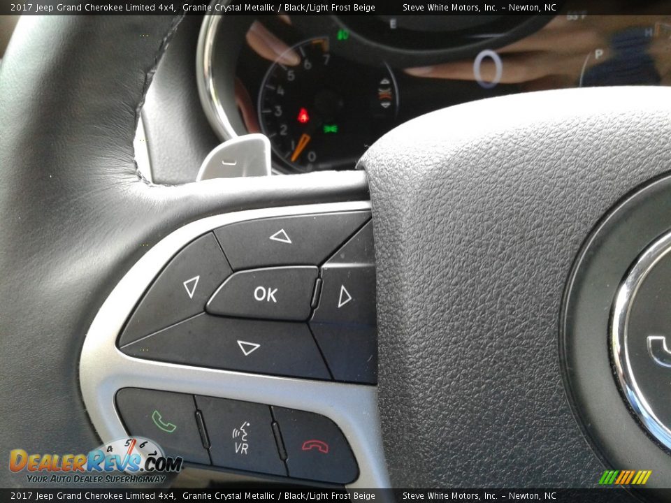 2017 Jeep Grand Cherokee Limited 4x4 Granite Crystal Metallic / Black/Light Frost Beige Photo #20
