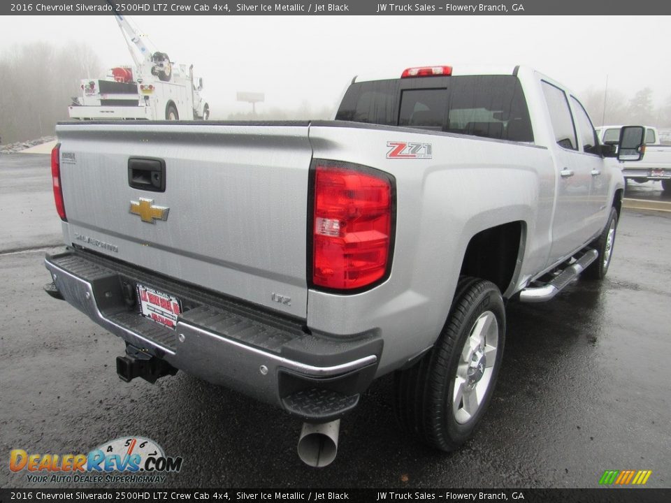 2016 Chevrolet Silverado 2500HD LTZ Crew Cab 4x4 Silver Ice Metallic / Jet Black Photo #5