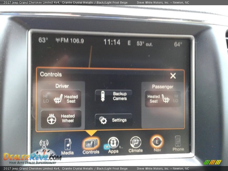 2017 Jeep Grand Cherokee Limited 4x4 Granite Crystal Metallic / Black/Light Frost Beige Photo #26