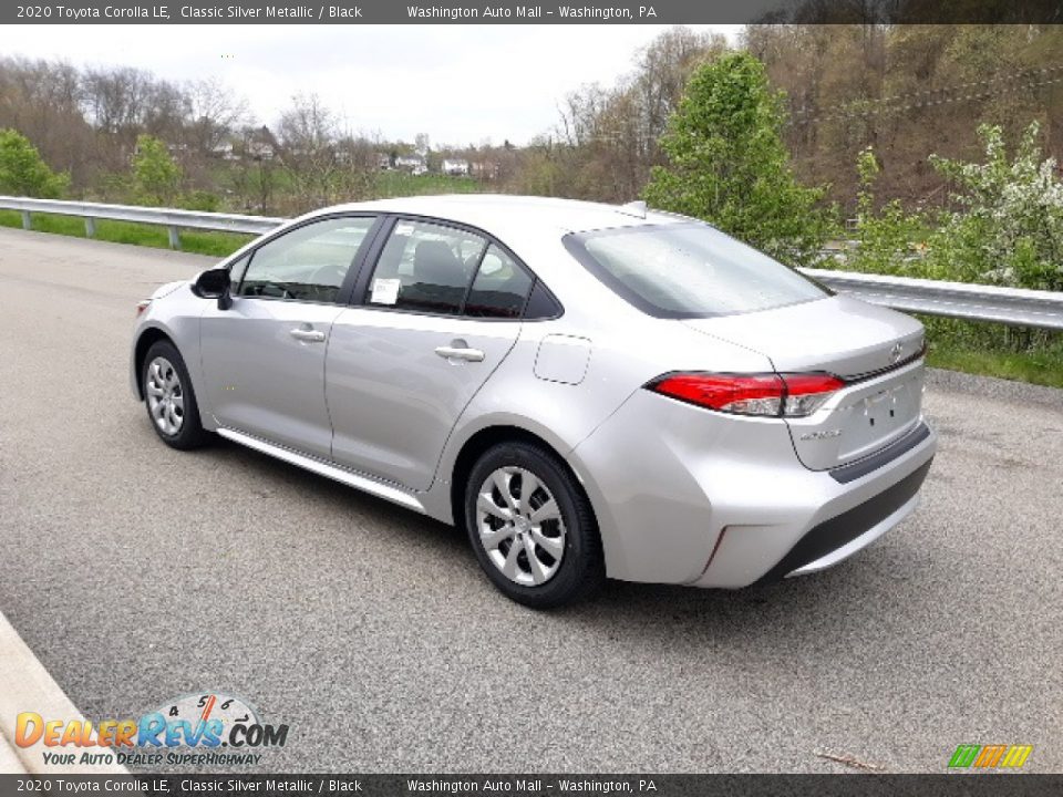 2020 Toyota Corolla LE Classic Silver Metallic / Black Photo #2