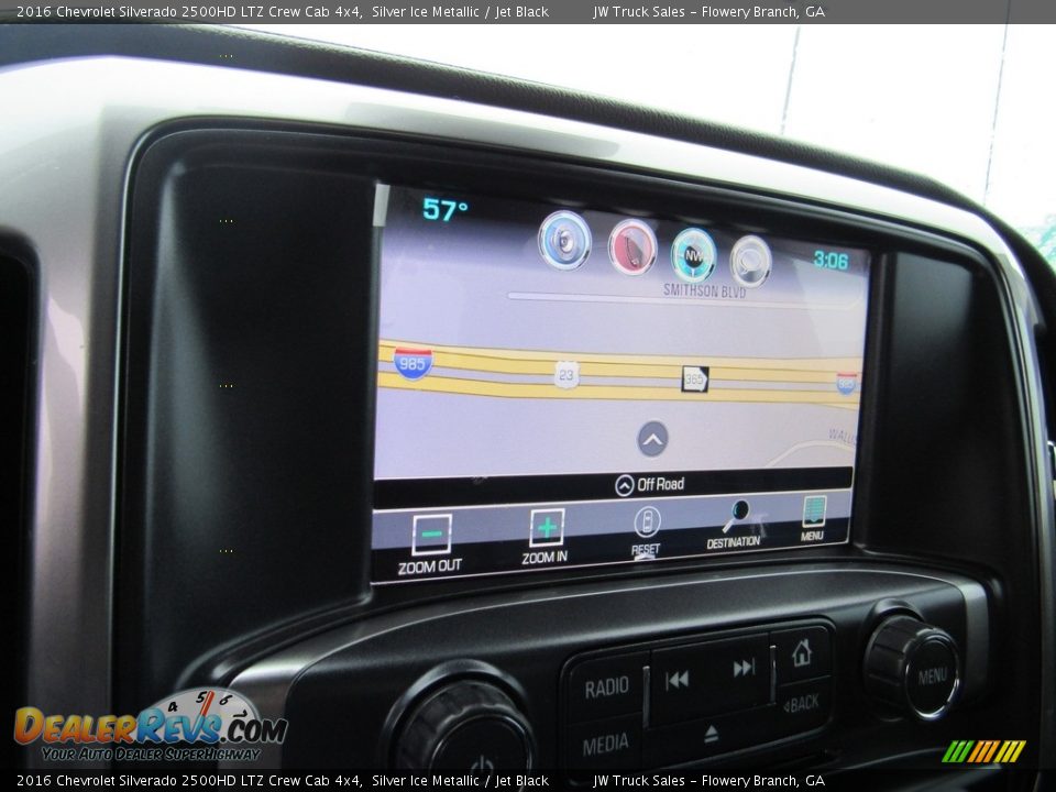Navigation of 2016 Chevrolet Silverado 2500HD LTZ Crew Cab 4x4 Photo #16