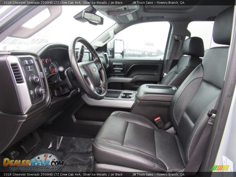 Jet Black Interior - 2016 Chevrolet Silverado 2500HD LTZ Crew Cab 4x4 Photo #20