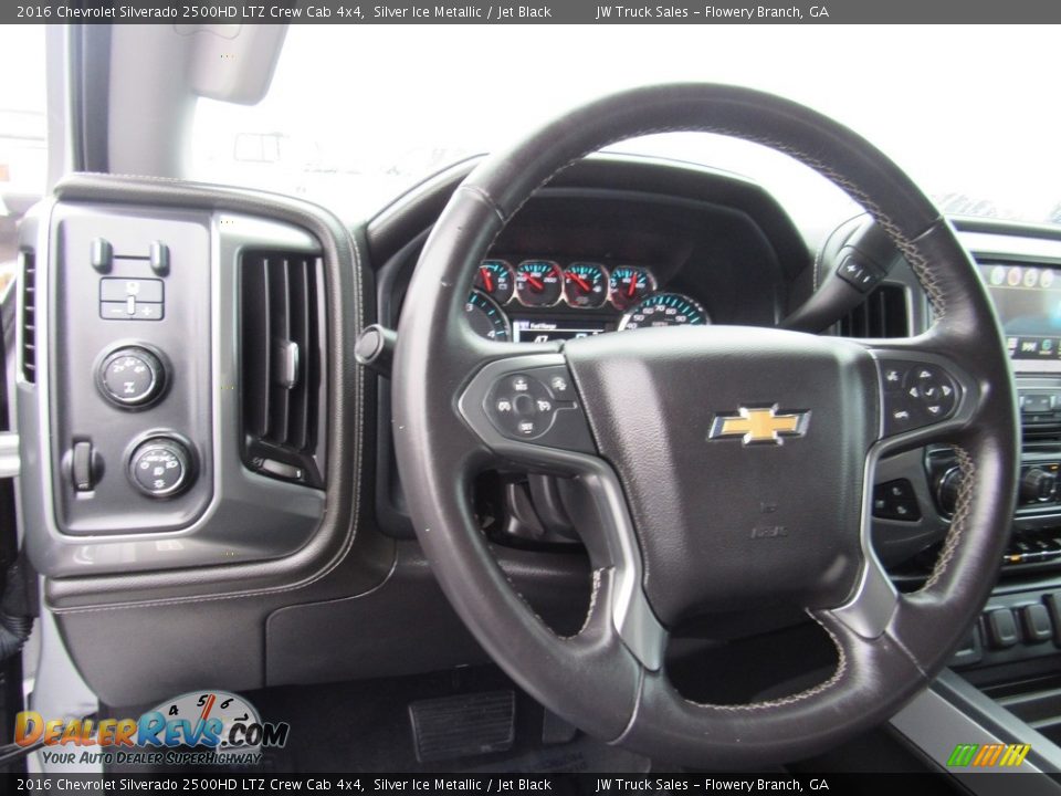 2016 Chevrolet Silverado 2500HD LTZ Crew Cab 4x4 Steering Wheel Photo #22