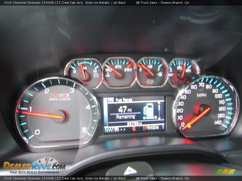 2016 Chevrolet Silverado 2500HD LTZ Crew Cab 4x4 Gauges Photo #23