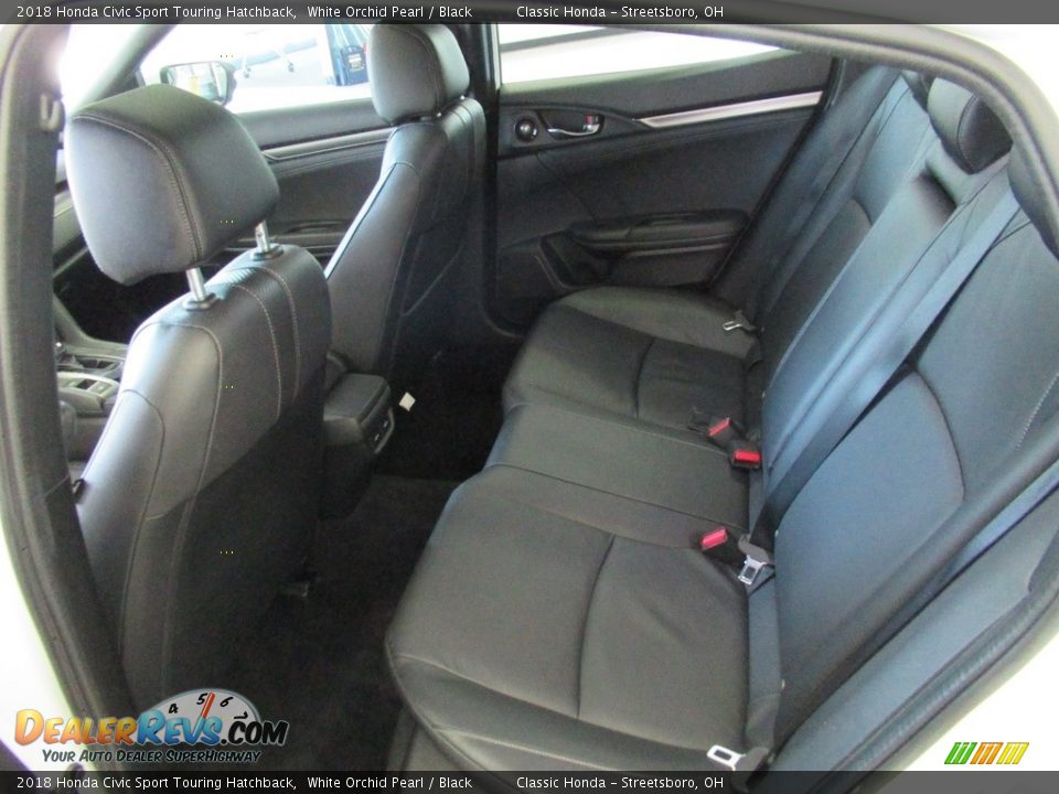 Rear Seat of 2018 Honda Civic Sport Touring Hatchback Photo #25