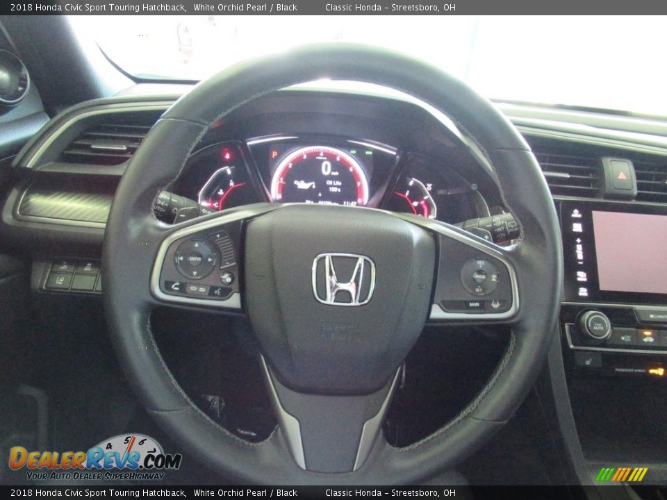 2018 Honda Civic Sport Touring Hatchback Steering Wheel Photo #30