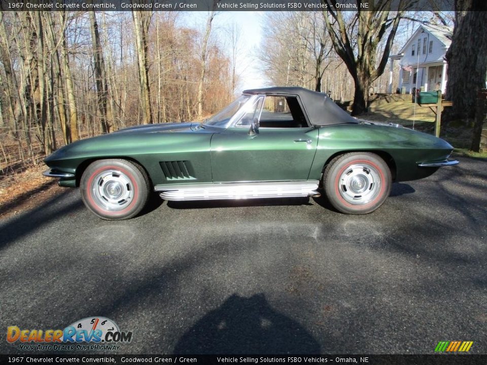 Goodwood Green 1967 Chevrolet Corvette Convertible Photo #1