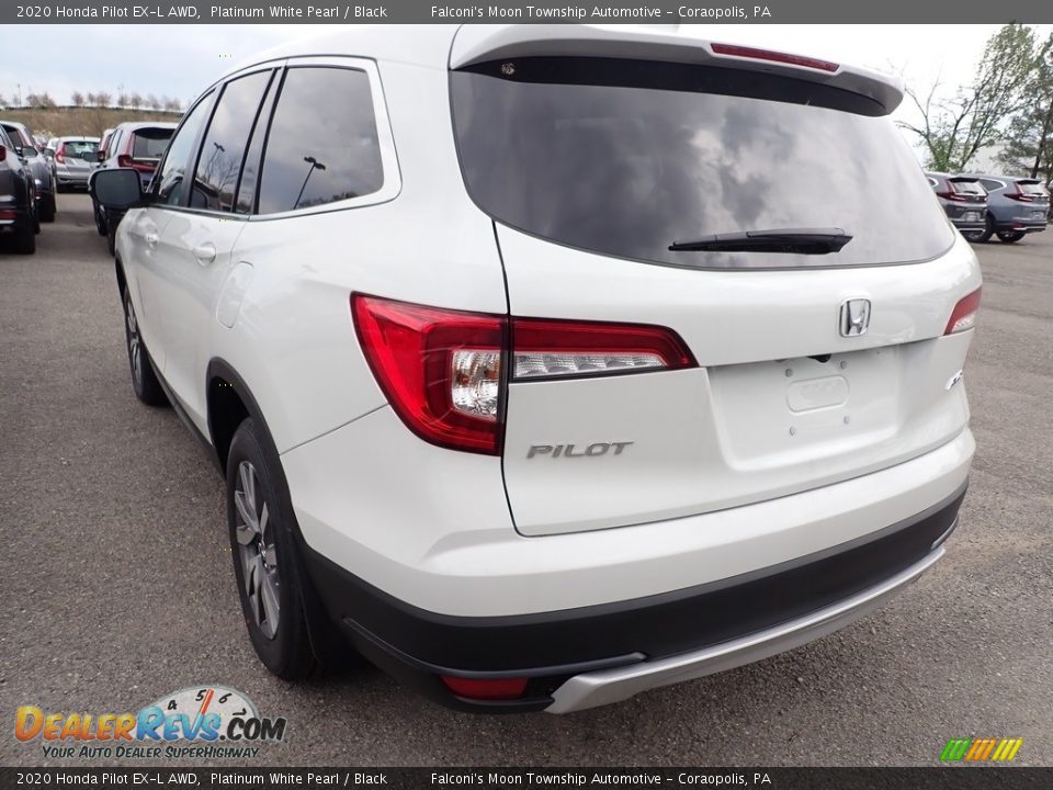 2020 Honda Pilot EX-L AWD Platinum White Pearl / Black Photo #2