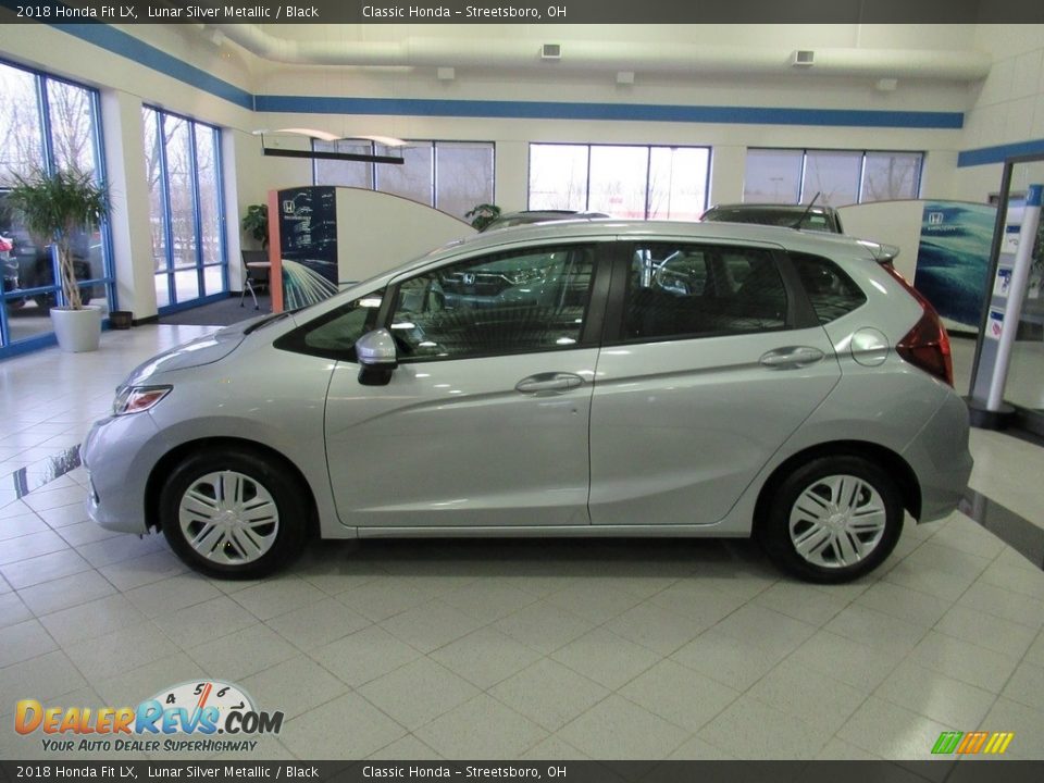 Lunar Silver Metallic 2018 Honda Fit LX Photo #2