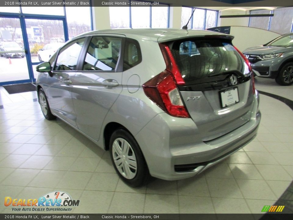 2018 Honda Fit LX Lunar Silver Metallic / Black Photo #3