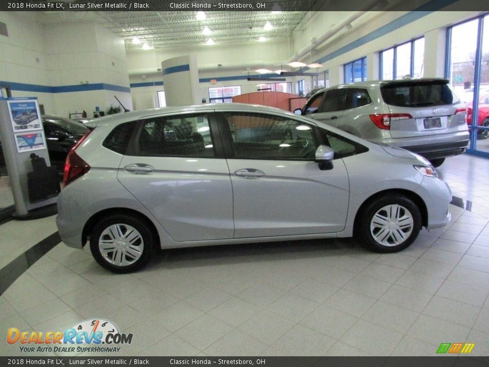 2018 Honda Fit LX Lunar Silver Metallic / Black Photo #5